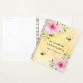 バンブルビーイエローハニカムガーデン裏庭2024 プランナー手帳 (ディスプレー)