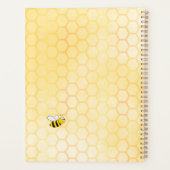 バンブルビーイエローハニカムガーデン裏庭2024 プランナー手帳 (裏面)