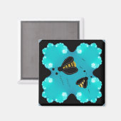 バンブルビーズアートデザイン マグネット (正面/裏面)