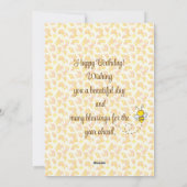 バンブルビーズフォト誕生日カード シーズンカード (裏面)