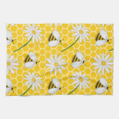 バンブルビーハニービーズデザイン キッチンタオル (横)