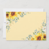 バンブルビー サンキビ ガーデンガール 1歳誕生日 招待状 (裏面)