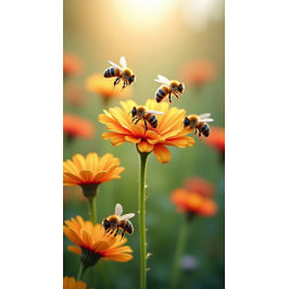 バンブルミツバチ蜂蜜イエロー花模様名スクリプト コーヒーマグカップ