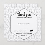 バンブレベイビーシャワーリップバームメッセージカードカード 招待状 (正面/裏面)