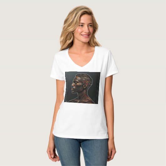 バンブロック付きドリーミーウォーターお洒落カラーTシャツ Tシャツ (正面フル)