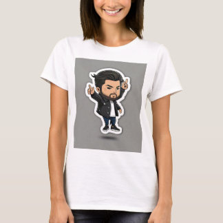 バンブロック付きドリーミーウォーターお洒落カラーTシャツ Tシャツ