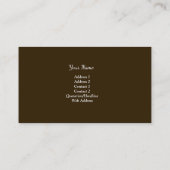 バンブーアートスタジオビジネスカード 名刺 (裏面)