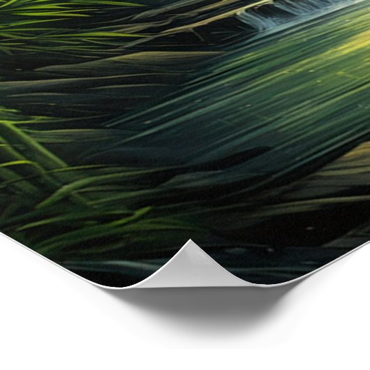 バンブーウィスパーズスモールカスケードズセレナーデ ポスター (角)