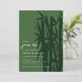 バンブーオアシス |参加結婚式招待状 案内状 (スタンド正面)