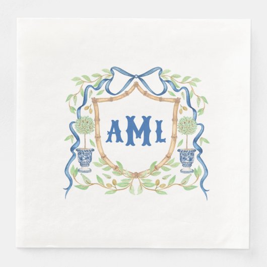 バンブーオリーブのトピアリークレスト | モノグラム (正面)