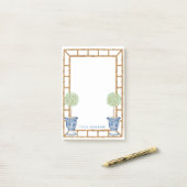 バンブーオリーブTopiary | チノワセリ ポストイット (デスク上)