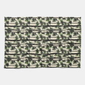 バンブーオンベージュ キッチンタオル (横)