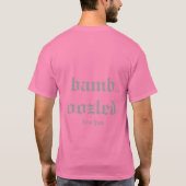 バンブーズメンズフィッティングのグラフィックTシャツ – Wh/グレー Tシャツ (裏面)