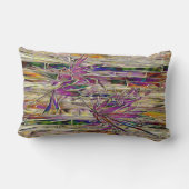 バンブーツリーデジタ絵画ルのオリジナルアート投手 ランバークッション (裏面)