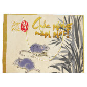 バンブーツーラッツベトナム新年2020 LギフトB ラージペーパーバッグ (裏面)