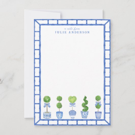 バンブートピアリーガーデン |お気に入りのノートカード ノートカード (正面)