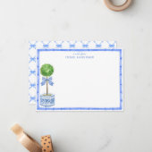 バンブートピアリーガーデン |チノワセリー ノートカード (正面/裏面インサイチュ)