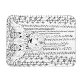 バンブーパンダドードル マグネット (横)