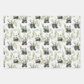 バンブーパンダラッピング紙 ラッピングペーパーシート (正面3)