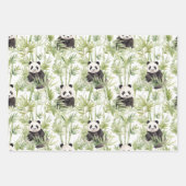 バンブーパンダラッピング紙 ラッピングペーパーシート (正面)