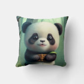 バンブーパンダ（両面）: クッション (裏面)