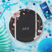 バンブーピンク桜さくらんぼブロッサムブライダルシャワー ペーパープレート (パーティー)