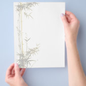 バンブーフライヤー チラシ (手)