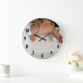 バンブーマッサージセラピーリビーブテンション ラージ壁時計 (ホーム)