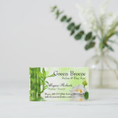 バンブーロータス霊気スパスキンマ気にッサージサロン 予約カード (スタンド正面)