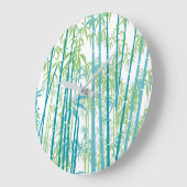 バンブー6 ラージ壁時計 (傾斜)