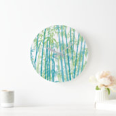 バンブー6 ラージ壁時計 (ホーム)