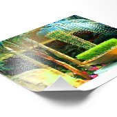 バンブ中国のー フォトプリント            (角)