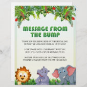 バンプからのメッセージ[動物テーマ] レターヘッド (正面/裏面)