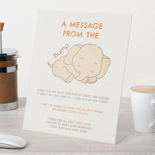 バンプからのメッセージ 台座サイン (インサイチュ)