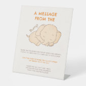 バンプからのメッセージ 台座サイン (正面)