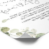 バンプからのCotagecoreボーホ子供部屋メッセージ ポスター (角)