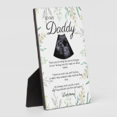 バンプから詩を作る可愛いパパ フォトプラーク (側面)