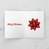 バンプよりクリスマスおめでとうパパ カード (内部)