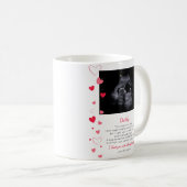バンプアップからパパへのバレンタインのメッセージ コーヒーマグカップ (正面右)