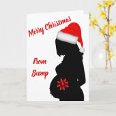 バンプカードからクリスマスをおめでとう カード (黄色い花)