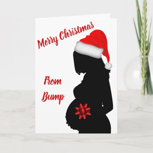 バンプカードからクリスマスをお祝い カード (正面)