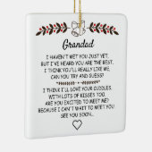 バンプスパーソナライズされたクリスマからのおじいさん セラミックオーナメント (右)