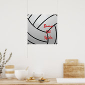 バンプセットスパイクバレーボールマントラ ポスター (キッチン)