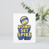 バンプセットスパイクバレーボール ポストカード (スタンド正面)