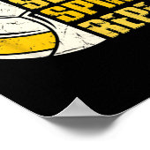 バンプセットスパイクリピートバレーボールおもしろい ポスター (角)