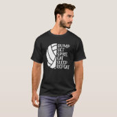 バンプセットスパイク食べスリープリピーター1 Tシャツ (正面フル)