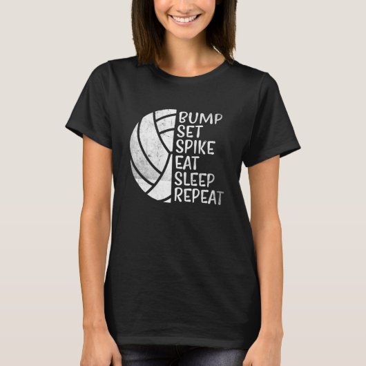 バンプセットスパイク食べスリープリピーター2 Tシャツ (正面)