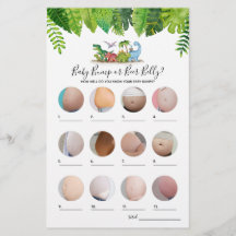 バンプビールベリー恐竜ベビーシャワーゲーム