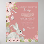 バンプベイビーシャワーからのメッセージ ポスター (正面)