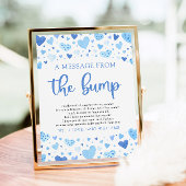 バンプベイビーシャワーのサインからのバレンタイン ポスター